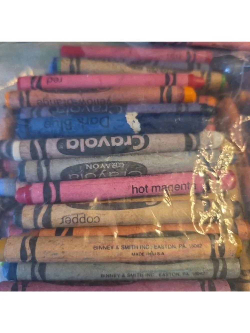 Vtg Crayola Crayons Loose Mixed Lot 80s 90s Melting Crafts Coloring 1.5#